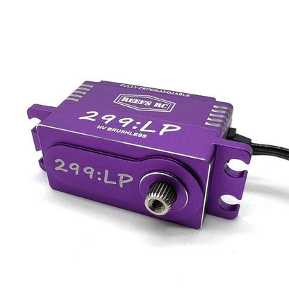 Reefs RC 299LP High Torque/Speed Brushless Low Profile Servo (High Voltage) (Purple)