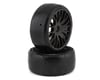 RC CARS/ RC TRUCKS/ GRP GTX02-S5 GT T02 Slick S5 Medium Mounted Belted Tires (2) 1/8 Buggy BLACK