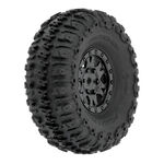 RC CAR/ RC TRACKS/ Pro-Line SCX24 1.0" Trencher Pre-Mounted Tires w/Impulse Wheels (Black) (4) (Medium)