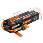 Spektrum 11.1V 6800mAh 3S 120C Smart G2 Pro Basher LiPo: IC5