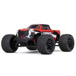 RC CAR/ RC TRUCK/ Arrma Granite Grom MEGA 4WD 380 Brushed 1/18 Monster Truck RTR (Red) w/SLT2 2.4GHz Radio, Battery & Charger