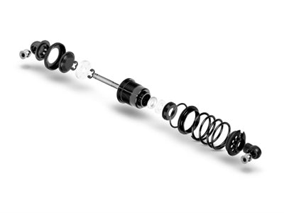 Xray T4 XLP Shock Absorber Set, black aluminum (2)