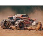 Arrma Granite Grom MEGA 4WD 380 Brushed 1/18 Monster Truck RTR (Red) w/SLT2 2.4GHz Radio, Battery & Charger