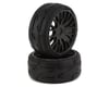 RC CARS/ RC TRUCKS/ GRP GT - TO2 Slick Belted Pre-Mounted 1/8 Buggy Tires (White) (2) (S1) w/17mm Hex