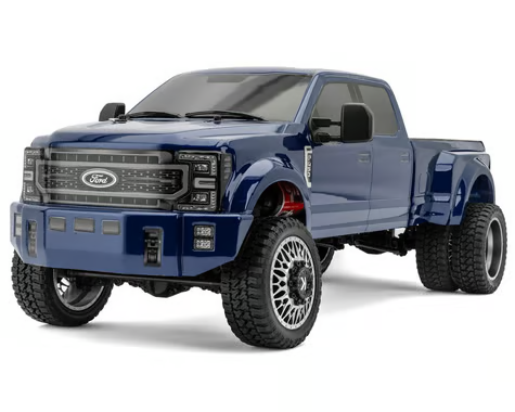 CEN Ford F450 SD KG1 Edition 1/10 RTR Custom Dually Truck (Blue Galaxy) w/2.4GHz Radio