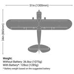 HobbyZone Carbon Cub S 2 1.3m RTF Basic Electric Airplane (1300mm) w/SAFE Technology