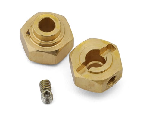 Incision 12mm Brass Hex Adapters (2) (For VP Straight Axles)