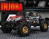 Injora BUG18 Crawler Body Set for Traxxas® TRX-4M™ (Clear) (155mm Wheelbase) w/(INJ4M-111) Aluminum Universal LCG Chassis