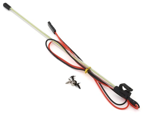 Injora 1/10 Rock Crawler Scale LED Light Whip (195mm) (Side/Cage Mount) (Blue)