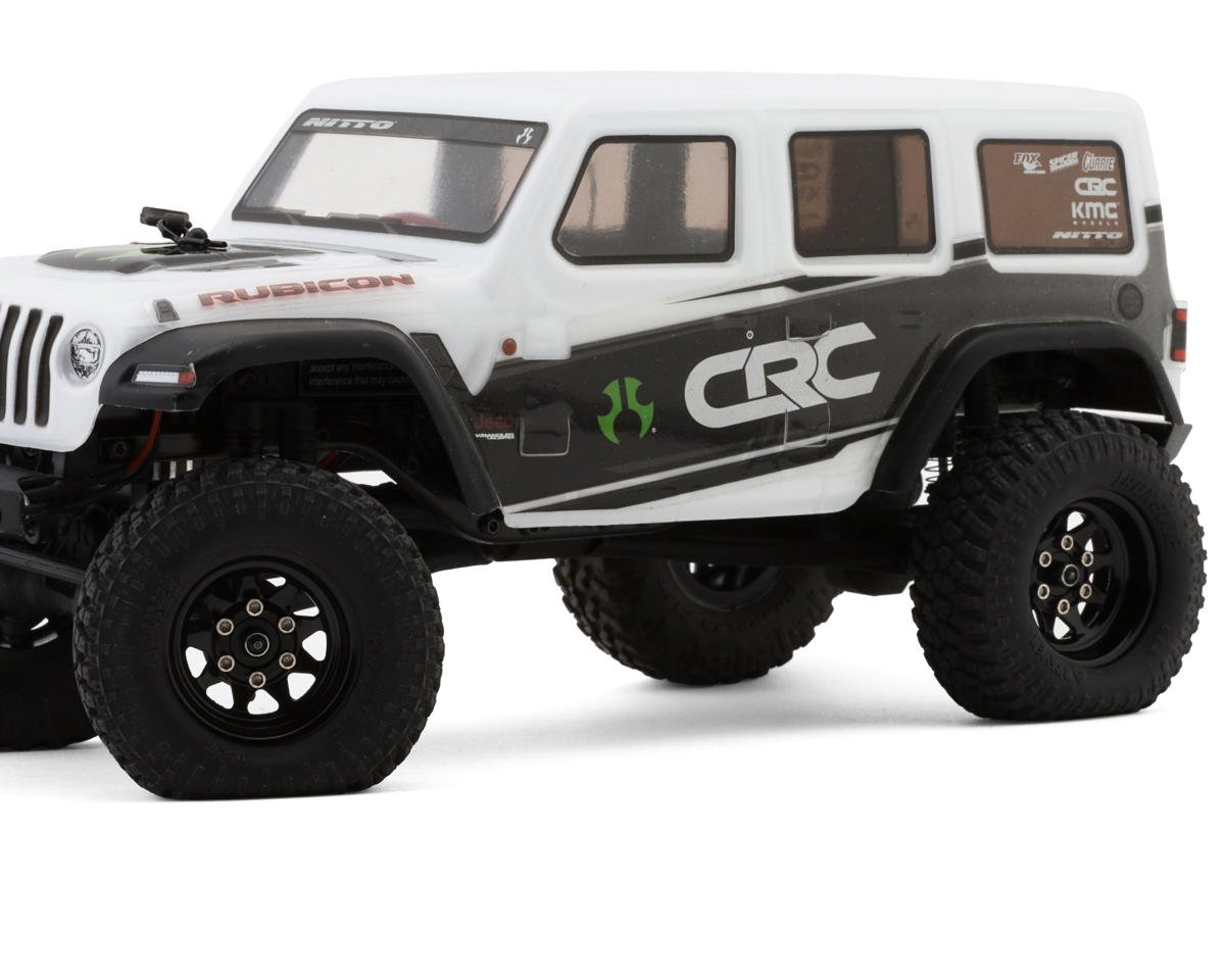 Injora 1.0" Deep Dish Stamped Steel Micro Rock Crawler Beadlock Wheels (15g ea) (Black) (4)