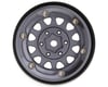 Injora 1.3" D-Slot Aluminum Micro Crawler Beadlock Wheels (27g ea) (Grey/Black) (4)