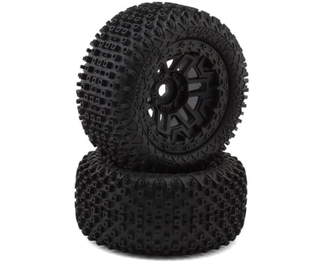 JConcepts Choppers Pre-Mounted Monster Truck Tires (Black) (2) w/17mm Hex