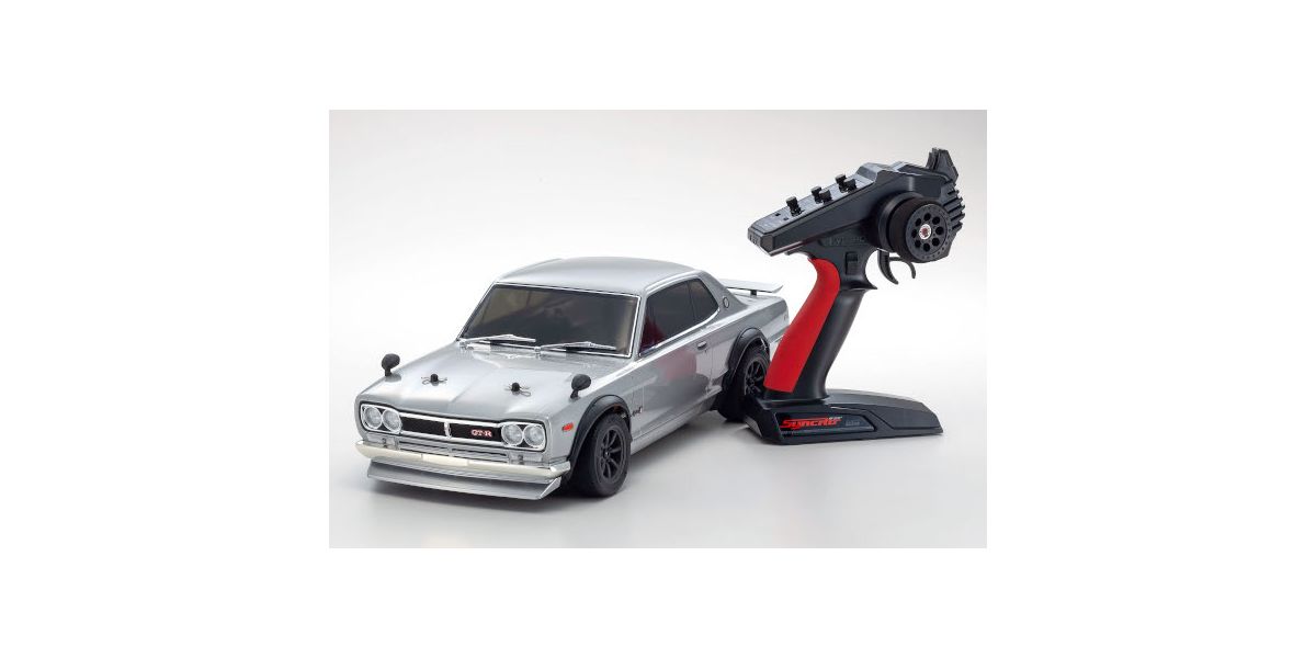 Kyosho Fazer Mk2 FZ02 Nissan Skyline 2000 GT-R KPGC10 ReadySet (Silver) w/Syncro KT-231P+ 2.4GHz Radio