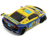 Kyosho Mini-Z MR-03W-MM Audi R8 LMS Phoenix Racing NBR 2010 #98 Pre-Painted Body (Yellow/Blue)
