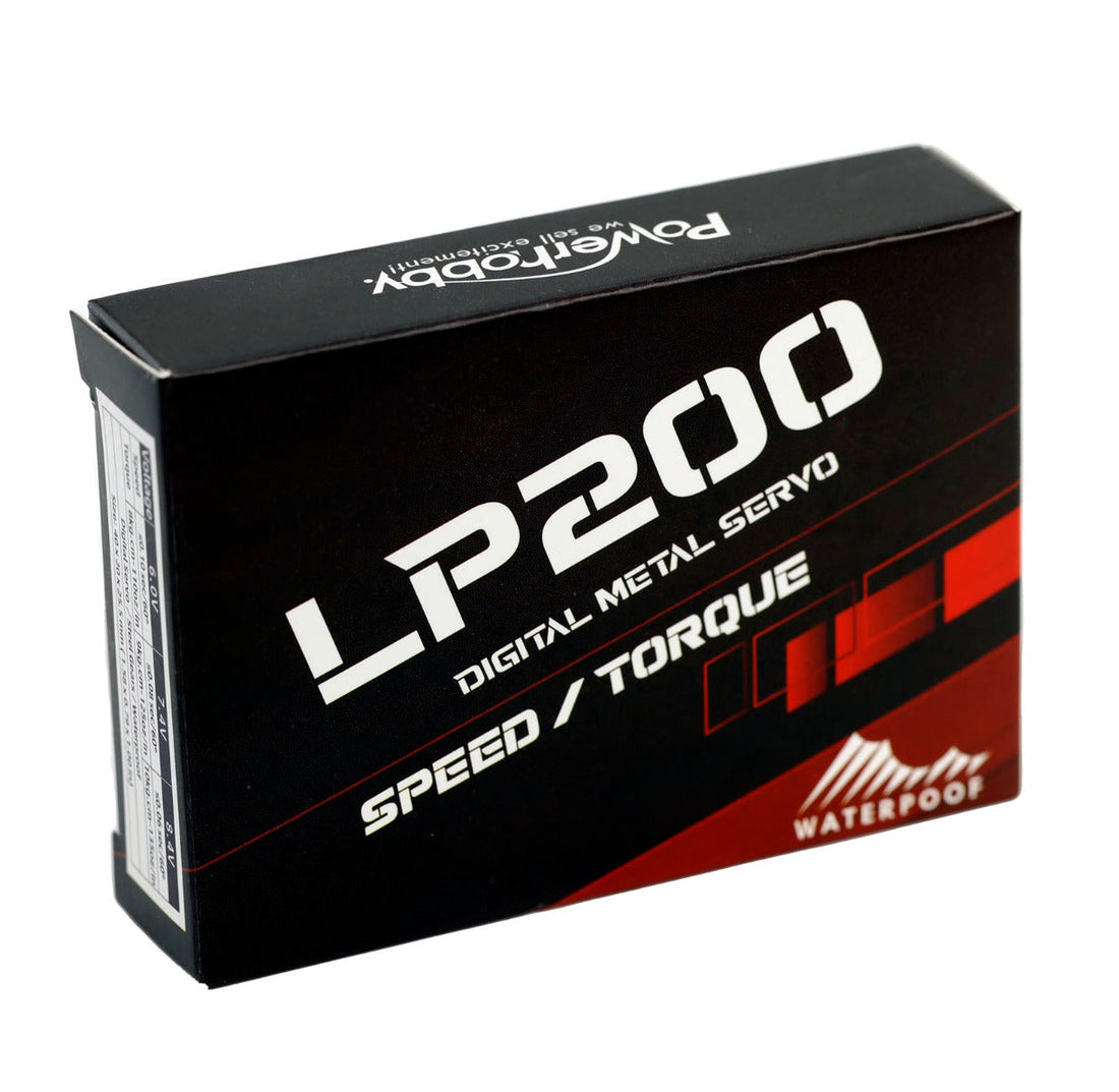 Powerhobby LP200 Low Profile High Speed Metal Gear Waterproof HV Servo ...