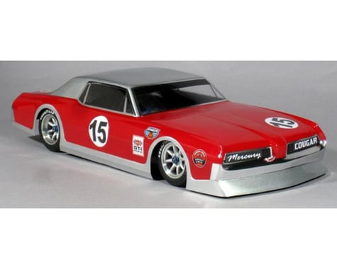 McAllister Racing 1968 Cougar 1/10 On-Road VTA Body (Clear) (.030)