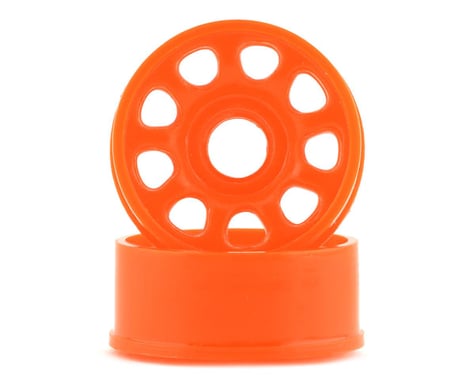NEXX Racing Mini-Z 2WD 9 Spoke Front Rim (2) (Neon Orange) (0mm Offset)