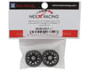 NEXX Racing Mini-Z RWD "JUD" EVO Front Threaded Side-Wall Carbon Fiber Rims (1mm Offset) (Black) (2)