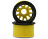 NEXX Racing Mini-Z RWD "JUD" EVO Rear Threaded Side-Wall Carbon Fiber Rims (1mm Offset) (Yellow) (2)