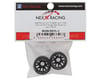 NEXX Racing Mini-Z "JUD" EVO Rear Threaded Side-Wall RWD Carbon-Fiber Rims (3mm Offset) (Black) (2)