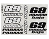 Parma PSE 1/10 '69 Muscle Baja Short Course Body (Clear)