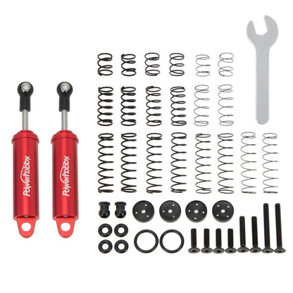 Powerhobby 80mm Promatics Two Stage Internal Spring Shocks (2) Red