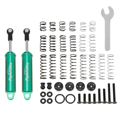 Powerhobby 90mm Promatics Two Stage Internal Spring Shocks (2) Green