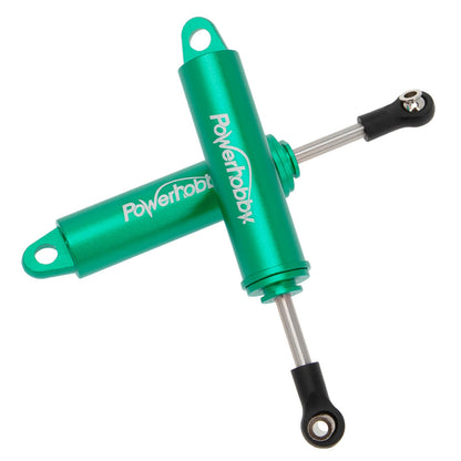 Powerhobby 90mm Promatics Two Stage Internal Spring Shocks (2) Green