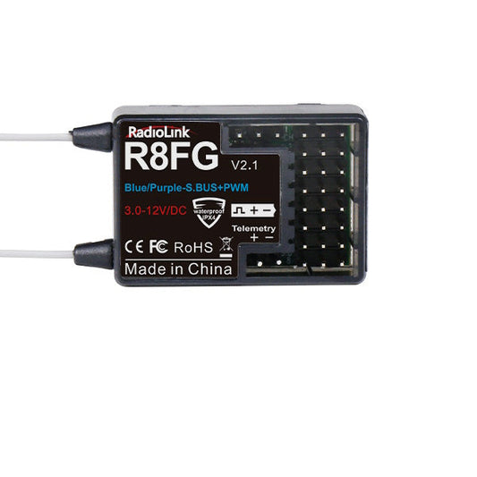 RC CARS/ RC TRUCKS/ Radiolink R8FG V2.1 8-Channel Dual Antenna Receiver