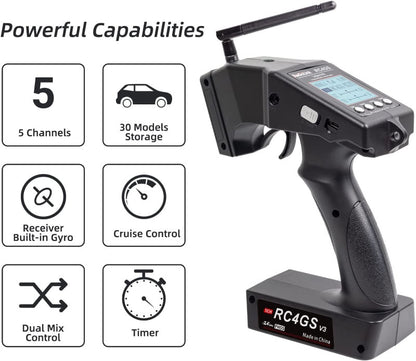 Radiolink RC4GS V3 5 Channels RC Transmitter and R6FG Gyro Receiver