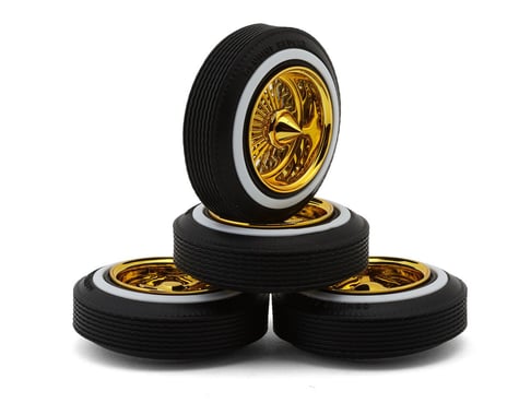 Redcat Dayton Gold Wire Wheel Set (4)