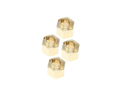Redcat MT-18/Ascent-18 Brass Wheel Hexes (4)