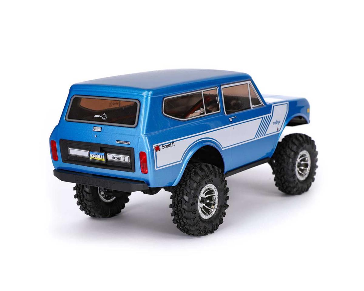 Redcat Ascent-18 International Scout II 1/18 4WD RTR Rock Crawler (Blue) w/2.4GHz Radio, Battery & Charger