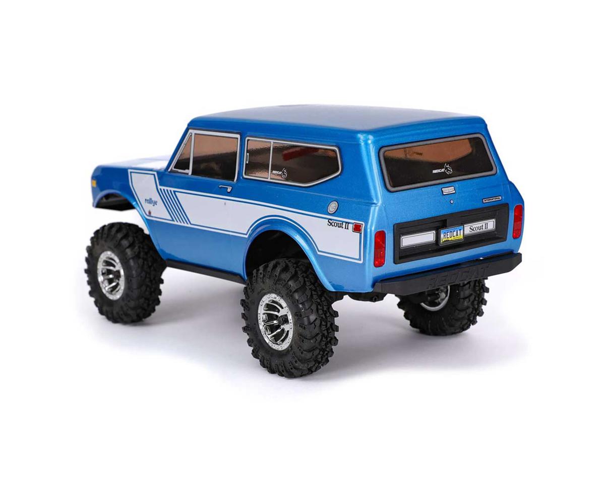 Redcat Ascent-18 International Scout II 1/18 4WD RTR Rock Crawler (Blue) w/2.4GHz Radio, Battery & Charger