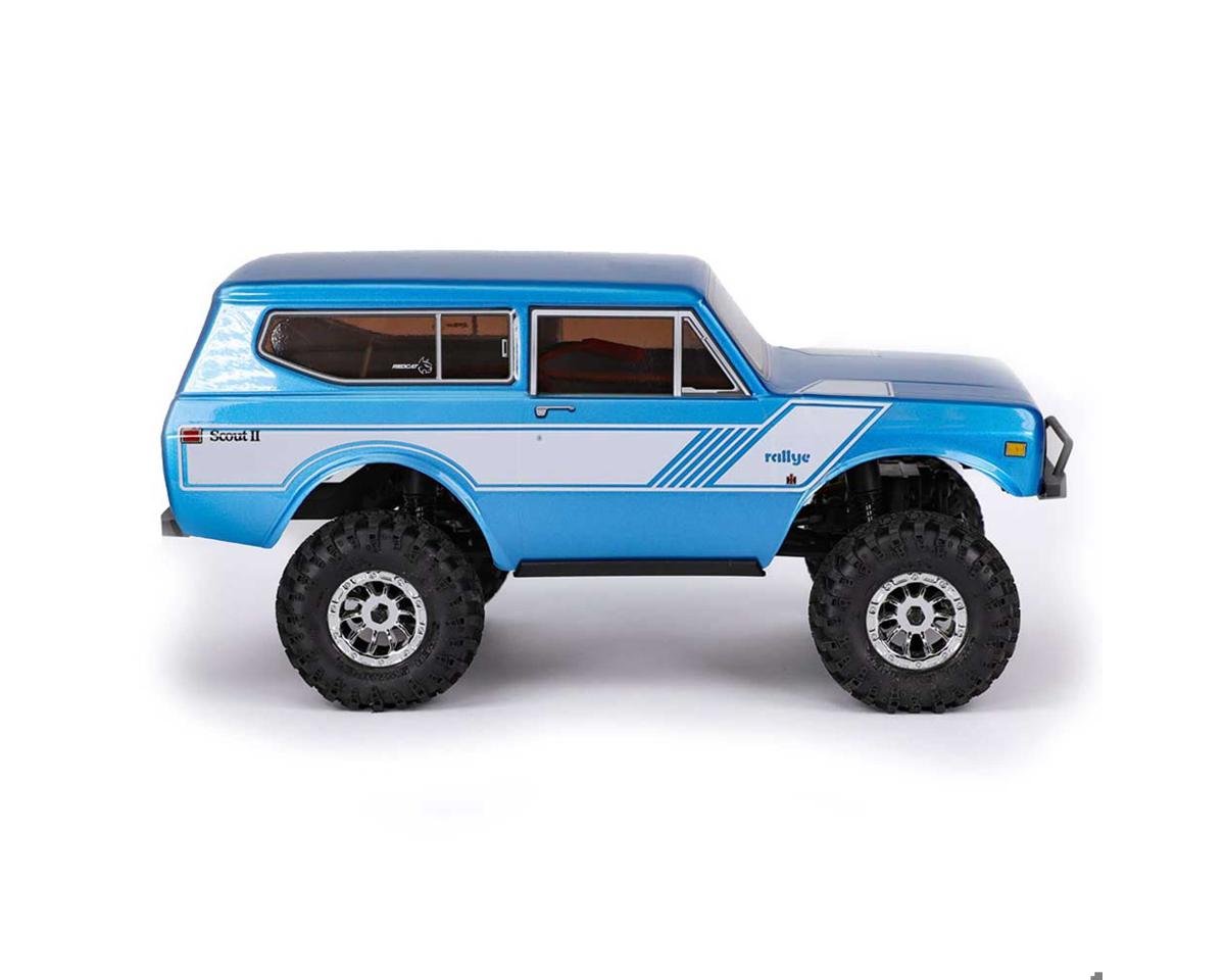 Redcat Ascent-18 International Scout II 1/18 4WD RTR Rock Crawler (Blue) w/2.4GHz Radio, Battery & Charger