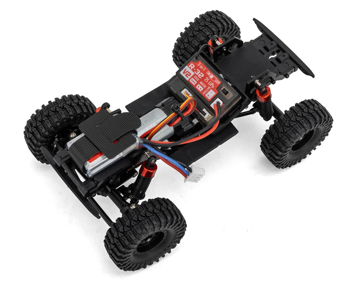 Redcat Ascent-32 V2 1/32 4WD RTR Rock Crawler (Blue) w/2.4GHz Radio, Battery & Charger