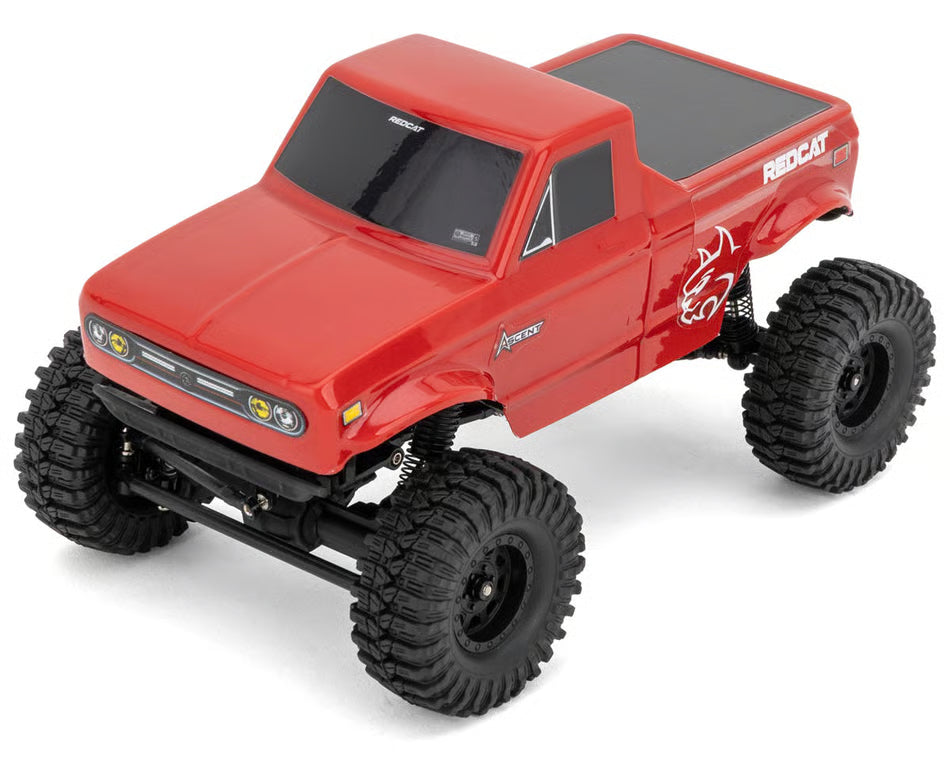 Redcat Ascent-32 V2 1/32 4WD RTR Rock Crawler (Red) w/2.4GHz Radio, Battery & Charger