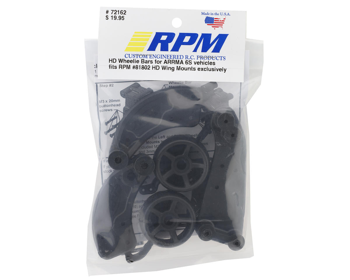 RPM Arrma 6S Wheelie Bar Set