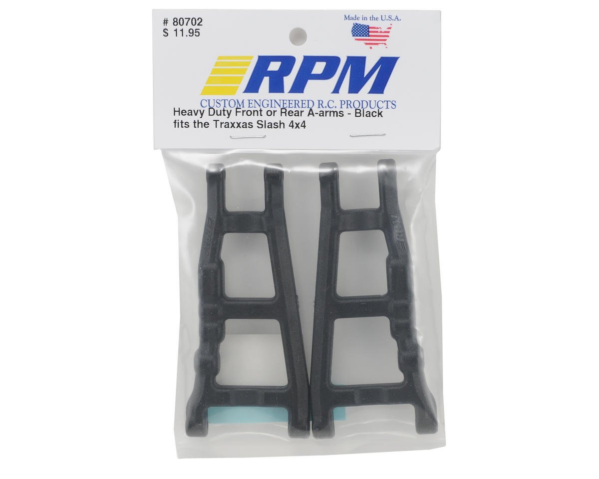 RPM Front or Rear A-arms for Traxxas Slash/Stampede 4x4 (Black) (2)