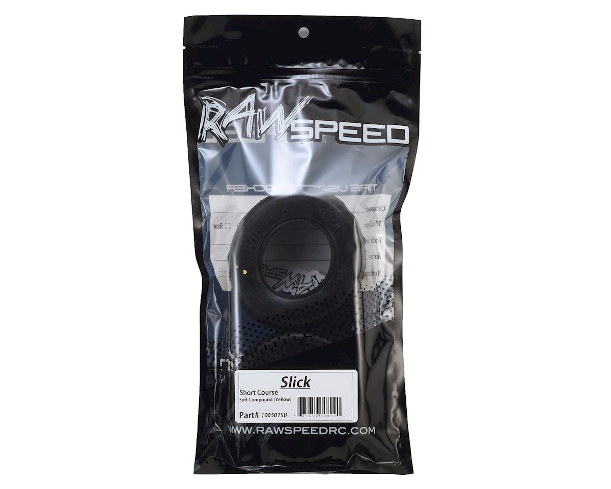 Raw Speed RC Slick Short Course No Prep Drag Racing Tires (2) (Soft)