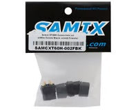 Samix XT60 Connectors w/Wire Covers (Black) (2 Female)