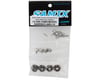 Samix Multi Crawler Extended Heavy Brass Wheel Hex Adapters (4) (Black) (10mm) (56g)