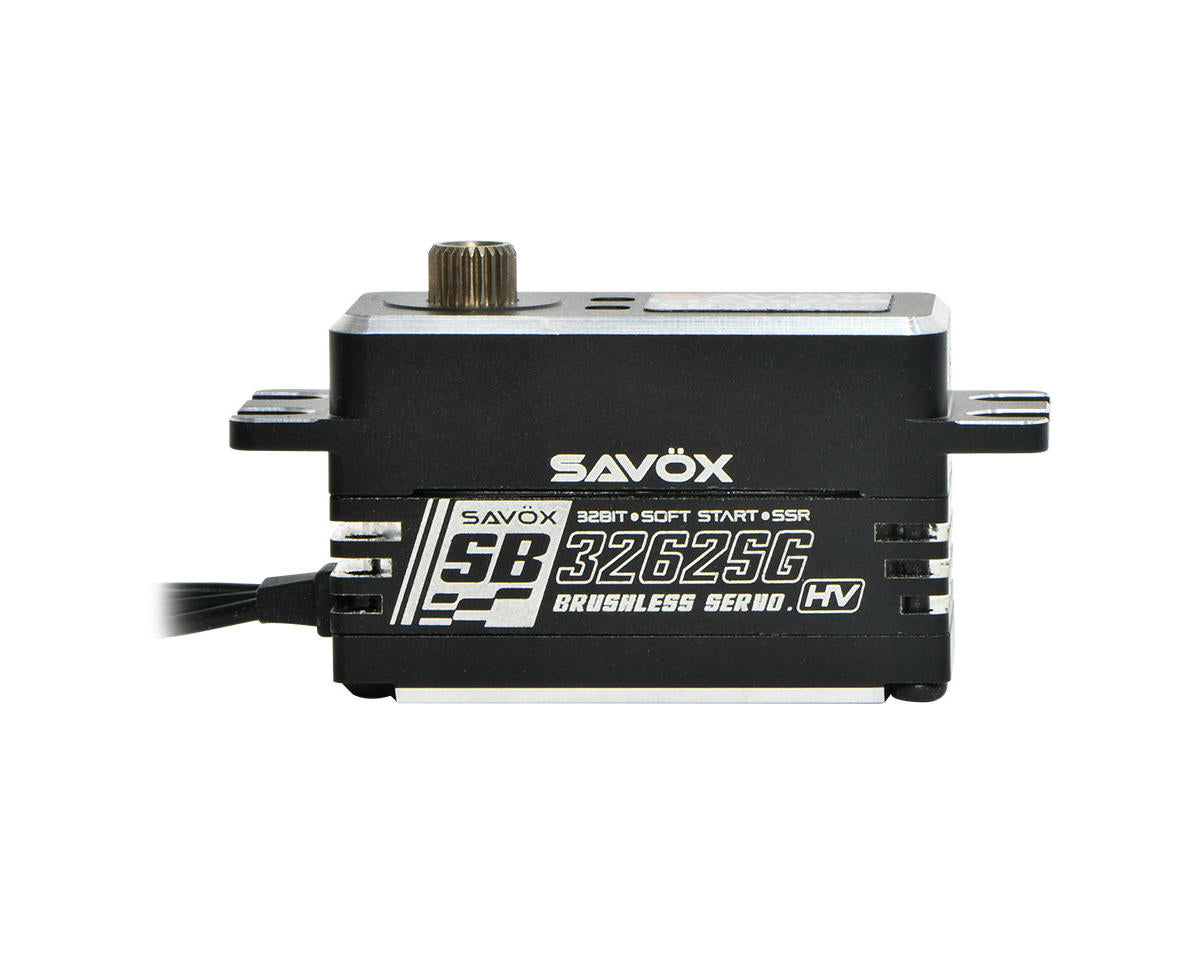 Savox 3262SG Black Edition Aluminum "High Torque" Low Profile Brushless Servo (High Voltage)