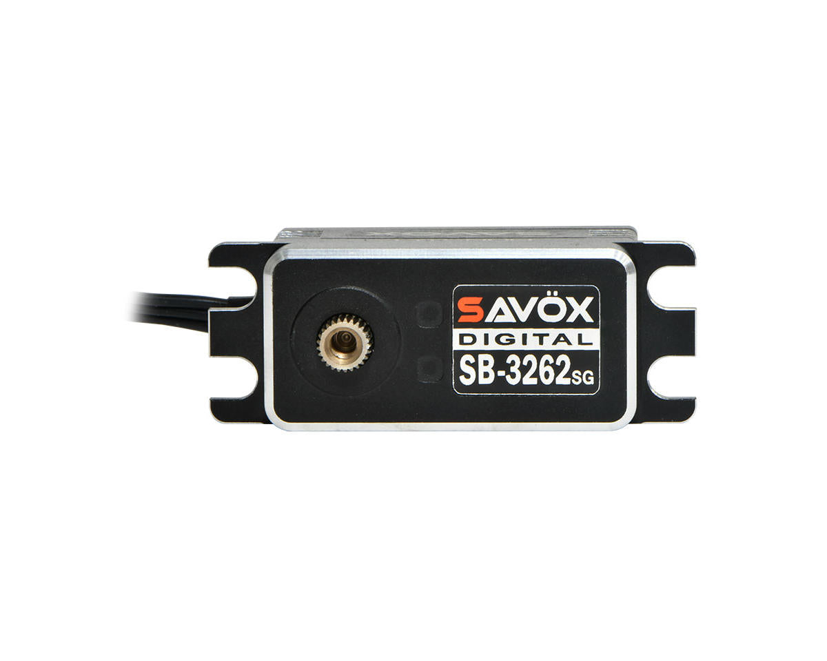 Savox 3262SG Black Edition Aluminum "High Torque" Low Profile Brushless Servo (High Voltage)