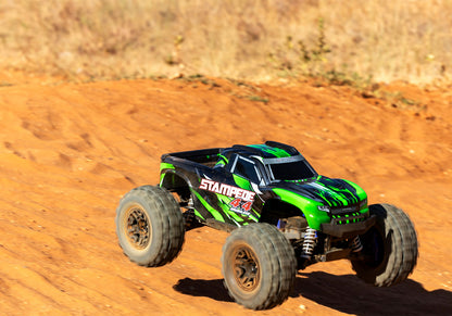 Traxxas Stampede 4x4 BL-2S Brushless 1/10 RTR Monster Truck (Green) w/BL-2S ESC, TQ 2.4GHz Radio