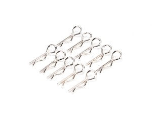 PN Racing Mini Ultra Body Clip 10pcs (Silver)