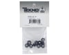 Tekno RC M4 Flanged Locknut (Black) (10)