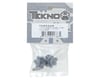 Tekno RC 17mm Narrow Aluminum Wheel Hub (Gun Metal) (2) (for TKR5580)