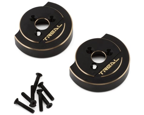 Treal Hobby Vanquish H10 Optic Brass Rear Counterweights (2) (78.4g Each) (Use With TLHVPH10)