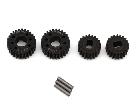 Treal Hobby Vanquish VRD/VS4-10 Harden Steel Overdrive Portal Gear Set (21T/27T) (Overdrive 28%)